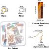 DIY 8 Pairs Rectangle Resin & Walnut Wood Earring Makings DIY-FH0001-87-2
