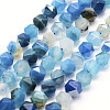 Natural Striped Agate/Banded Agate Beads Strands G-F523-03E-8mm-1
