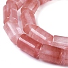 Cherry Quartz Glass Beads Strands G-Q159-A06-01-4