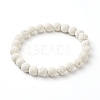 Shell Shape Cubic Zirconia Charm Stretch Bracelets Set for Teen Girl Women BJEW-JB06850-01-5