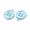 Spray Painted Alloy Pendants FIND-B018-02F-2