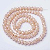 Electroplate Glass Beads Strands X-EGLA-A034-P6mm-B02-2