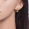 Real 18K Gold Plated Brass Hollow Hoop Earrings EJEW-EE0002-003-5