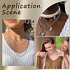30Pcs Iron Ball Chain Necklace Making MAK-SP0001-08P-6