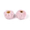 Imitation Rabbit Hair European Beads FIND-WH0126-574U-2