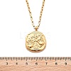304 Stainless Steel Constellation Pendant Necklaces NJEW-K392-01G-07-5