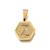 304 Stainless Steel Charms LS-STAS-H227-01G-Z-1