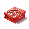Christmas Santa Claus Print Paper Gift Bags with Nylon Cord Handle CARB-K003-01C-01-4