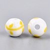 Handmade Porcelain Beads PORC-N012-12-3