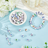 Handmade Flower Printed Porcelain Ceramic Beads PORC-LT0001-12A-4