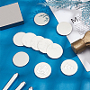 10Pcs 304 Stainless Steel Stamping Blank Tag Cabochons STAS-PH0006-88P-4