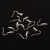Silver Color Plated Brass Earring Hooks X-EC135Y-S-3