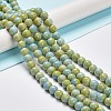 Glass Round Beads Strands GLAA-M044-01C-2