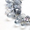 Electroplate Glass Beads Strands X-EGLA-J031-H04-1