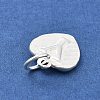 925 Sterling Silver Heart with Capital Letter Charms STER-S009-13Y-S-2