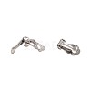 Tarnish Resistant 304 Stainless Steel Clip-On Earrings Findings X-STAS-Q185-01-2