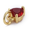 Brass Micro Pave Cubic Zirconia Charms X-KK-P192-08-G07-3