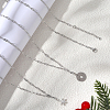 10Pcs 667 Stainless Steel Paperclip Chain Necklaces NJEW-BBC0001-48A-P-3