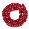 Synthetic Coral Beads Strands X-CORA-T009-30-2