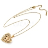 201 Stainless Steel Cable Chain Necklaces NJEW-M050-04B-G-1-4