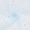 1M Sequins Polyester Organza Fabrics DIY-CY0003-41C-1
