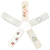 5Pcs 5 Styles Ceramic Chopsticks Stand DJEW-CP0001-38B-1