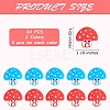 10Pcs 2 Colors Silicone Beads JX772A-2
