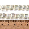 Electroplate Glass Beads Strands EGLA-H108-01A-AB07-2
