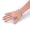 Electroplate Glass Beads Stretch Bracelets BJEW-JB04021-4