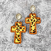 Easter Cross  Dangle Stud Earrings FS-WG862AE-02-1