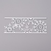 Snowflake Frame Carbon Steel Cutting Dies Stencils DIY-F050-16-1