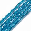 Electroplate Glass Beads Strands LS-EGLA-R048-2mm-17-1