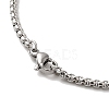 201 Stainless Steel Pendant Necklaces NJEW-K253-09P-1-5