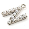 Plastic Imitation Pearl Pendants KK-P230-17P-N-2