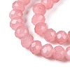 Baking Paint Imitation Jade Glass Bead Strands X-DGLA-A034-J4MM-A31-3