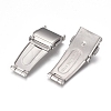 Tarnish Resistant 201 Stainless Steel Watch Band Clasps STAS-D173-01C-2