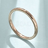 Ion Plating(IP) 304 Stainless Steel Plain Band Rings STAS-I160-E03-KCG-1