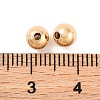 Eco-Friendly Brass Smooth Round Beads KK-D322-G-5mm-RS-2