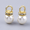 High Luster ABS Plastic Imitation Pearl Pendants X-RB-T011-01A-G-3