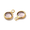 Ion Plating(IP) 304 Stainless Steel with Glass Charms STAS-G305-11G-06-2