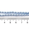 Electroplate Beads Strands X-EGLA-H104-02F-4