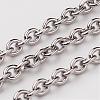 Tarnish Resistant 304 Stainless Steel Cable Chains CHS-K002-03-3mm-1