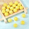 Glazed Porcelain Round Beads PORC-S489-10mm-10-5