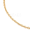 304 Stainless Steel Cable Chain Necklace for Women NJEW-G104-04G-2