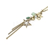 Alloy Star Tassels Pendant Necklace NJEW-M221-02AB-1