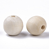 Unfinished Natural Wood Beads X-WOOD-S651-A18mm-LF-2