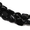 Natural Black Tourmaline Beads Strands G-Q060-E15-4