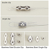 20Pcs 4 Style 304 Stainless Steel Findings FIND-GA0001-72-5