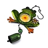 Frog Glass Wind Chime AJEW-XCP0002-73-2