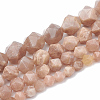 Natural Sunstone Beads Strands X-G-S332-6mm-008-2